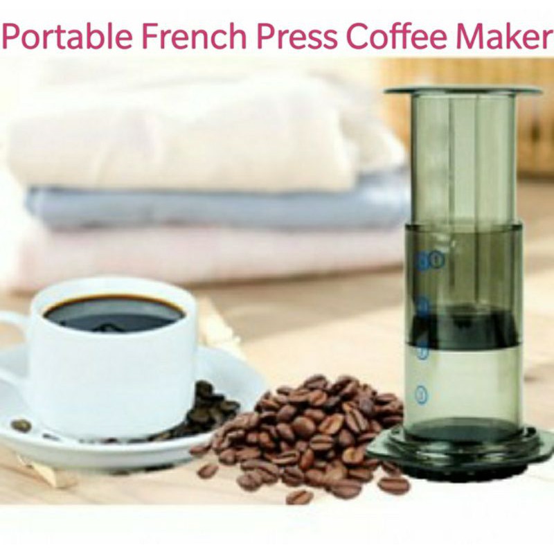 Portable French Press Coffee Maker