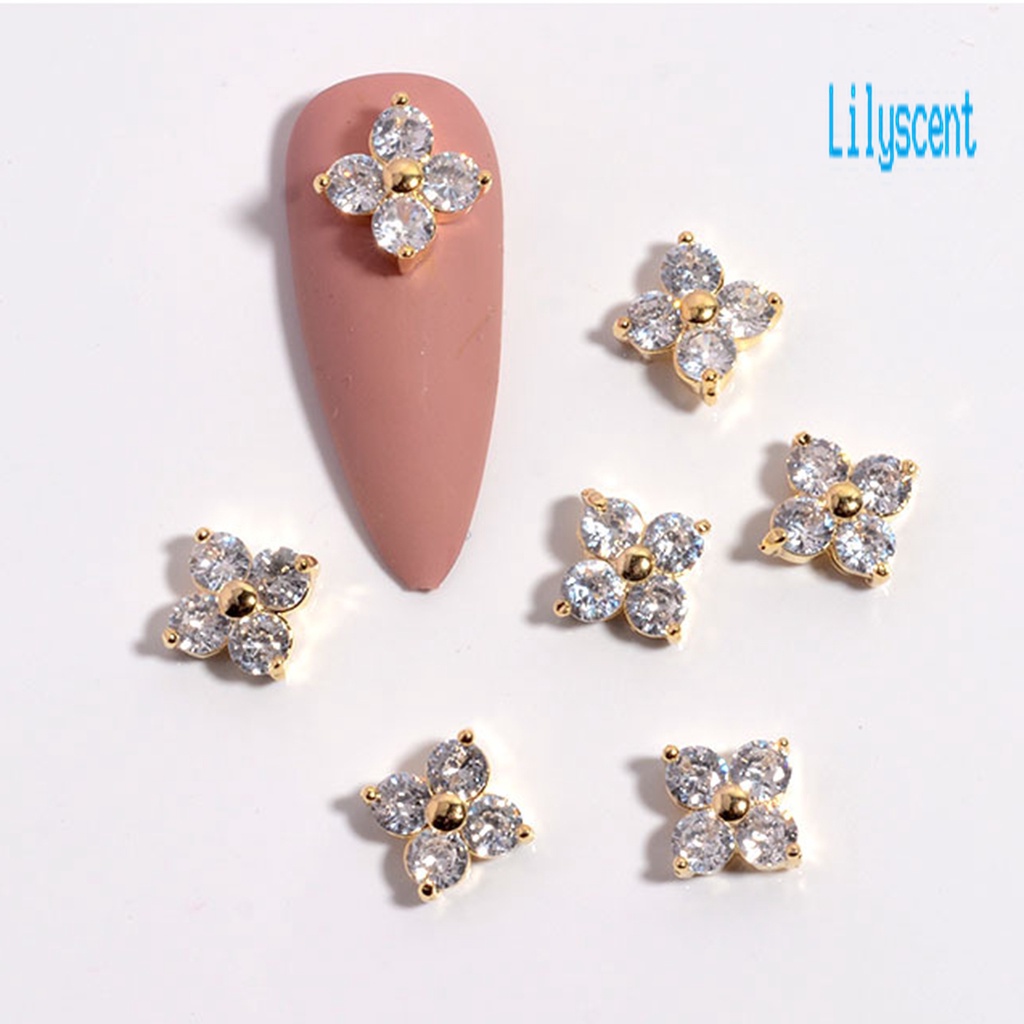 Ornamen Stud Kubik Zirkonia Multi Gaya Untuk Dekorasi Nail Art