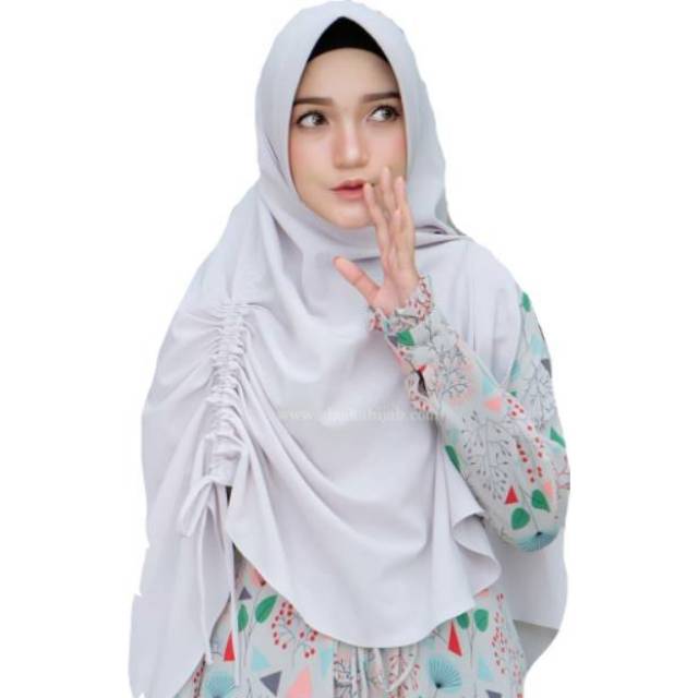  SERUT KHIMAR NADRAH SAMPING POLOS HIJAB SYAR I JILBAB 