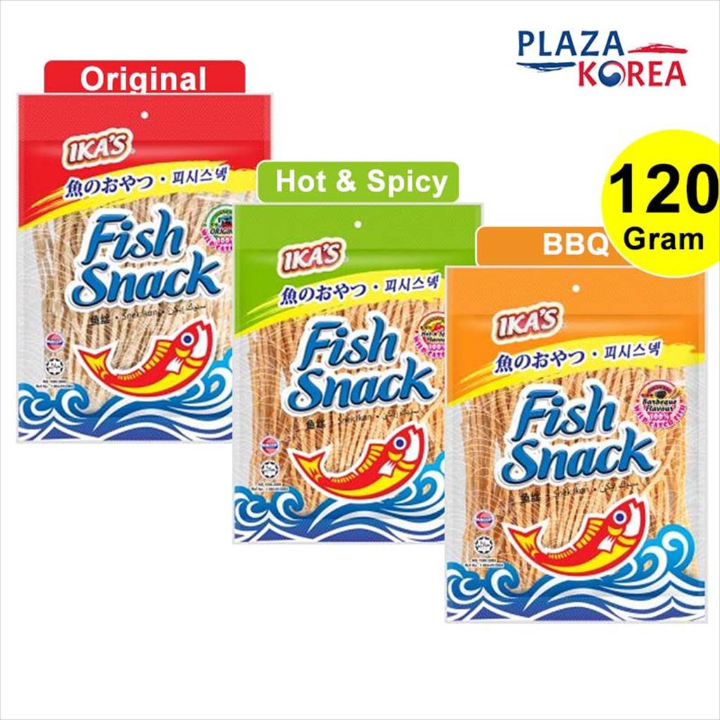 

FISH SNACK MERK IKA'S 120 GR - JUHI SNACK CEMILAN IKAN VARIAN RASA