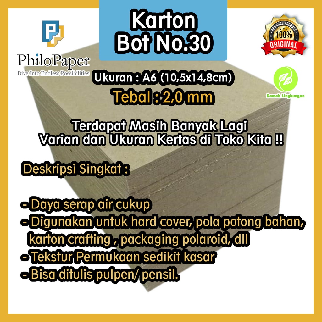 

Karton Yellow Bot No. 30 A6