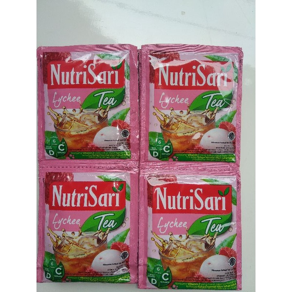 

NUTRISARI LYCHEE TEA 1 renceng isi 10