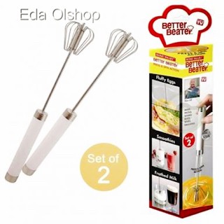 Hand Mixer Manual Better Beater Milk Frother Whisker