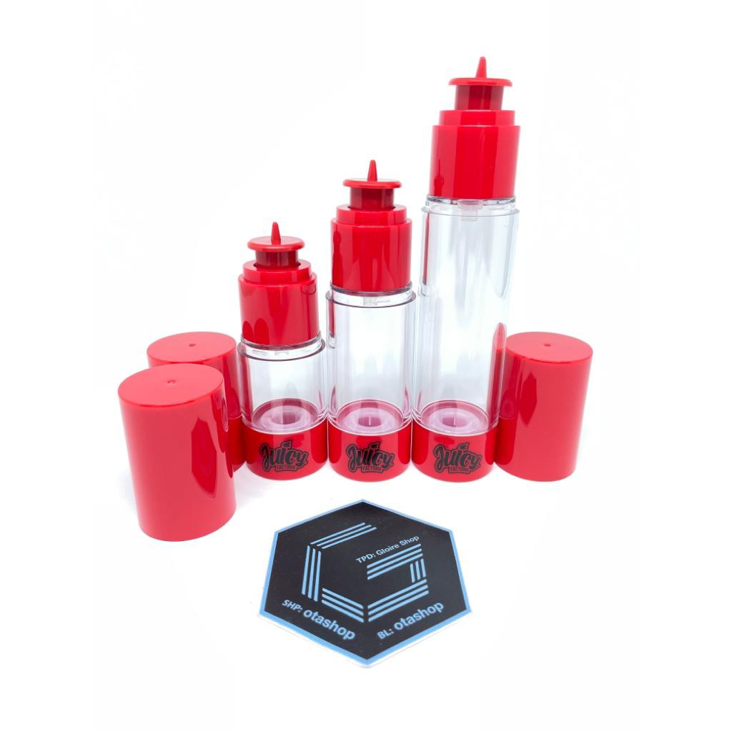 Juicy Factorie Dripper Bottle 15ml 30ml 50ml Black - Red Botol Liquid