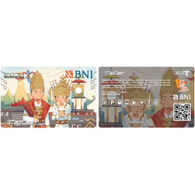 BNI Tapcash BUDAYA &amp; KEARIFAN LOKAL /Like eMONEY eTOLL Flazz or Brizzi