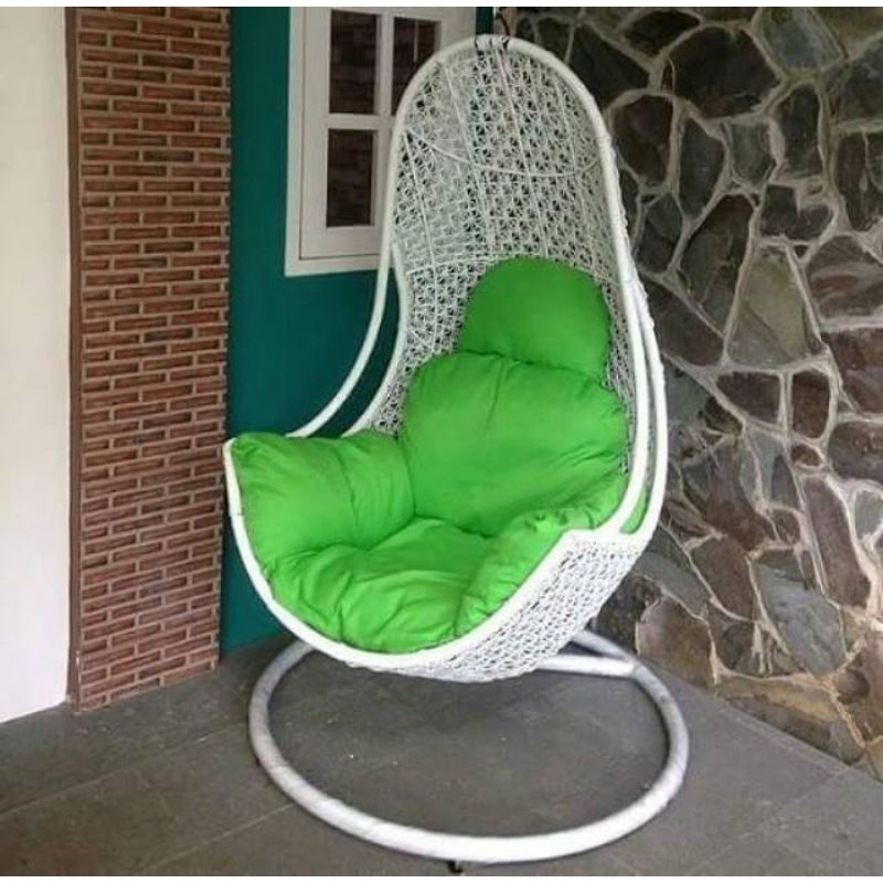 Ayunan Gantung Inul Rotan Sintetis Termurah Terlaris Kursi Ayunan Teras Rotan Taman Minimalis