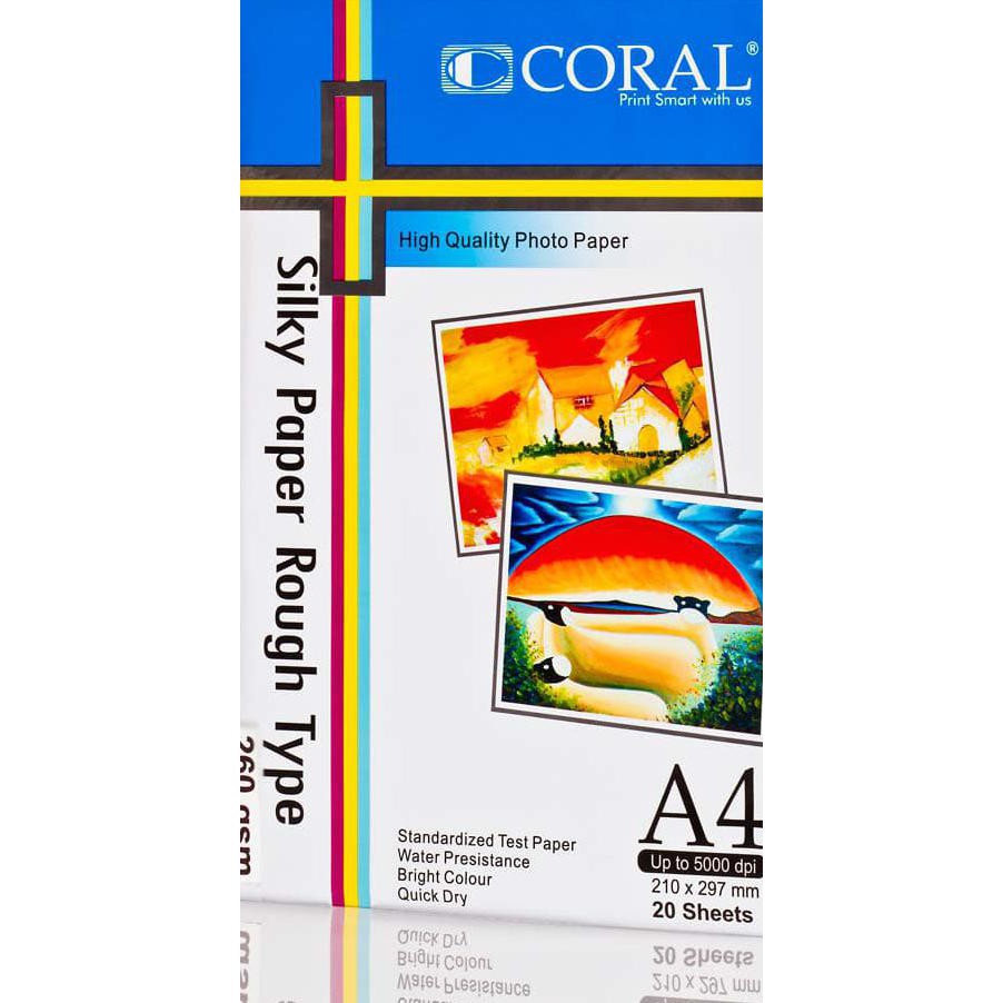 

Termurah Kertas Photo Coral Silky A4-260 Gr (Pack=20 Sheet) Offic