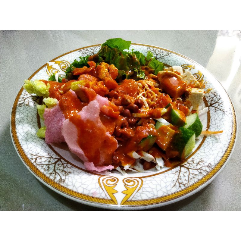 

*asinan betawi bumbu kacang*