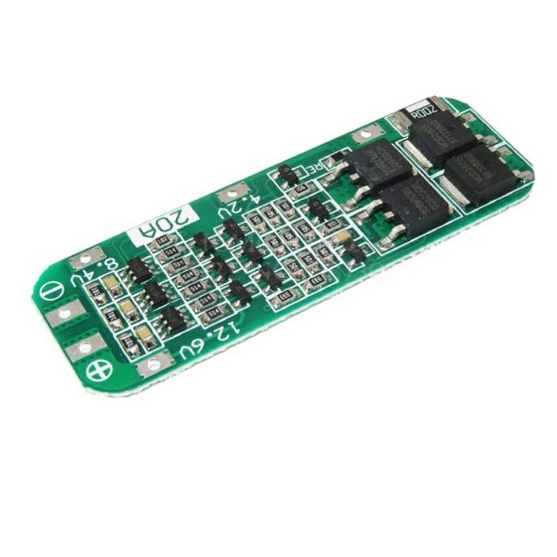 Papan Modul Pcb Bms Pelindung Charger Baterai Li-ion Lithium 3s 20a 18