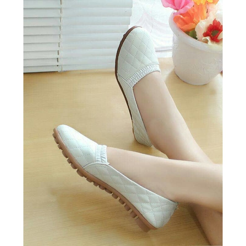 Sepatu Wanita Murah Flatshoes kulit BLD03