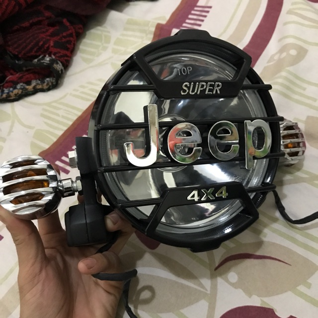 Lampu jeep variasi breket cincin plus lampu sen