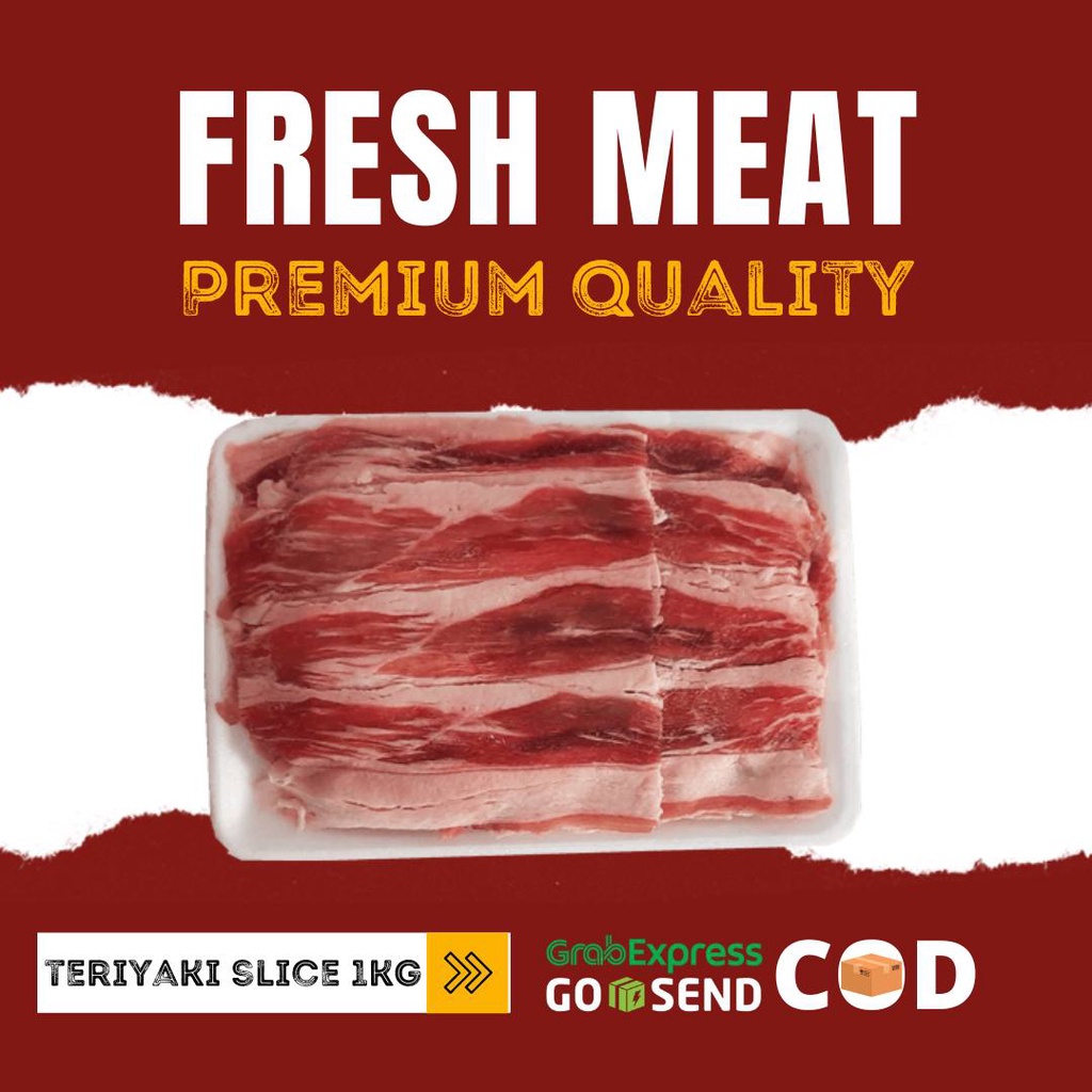 Daging Beef Slice Teriyaki US - daging slice