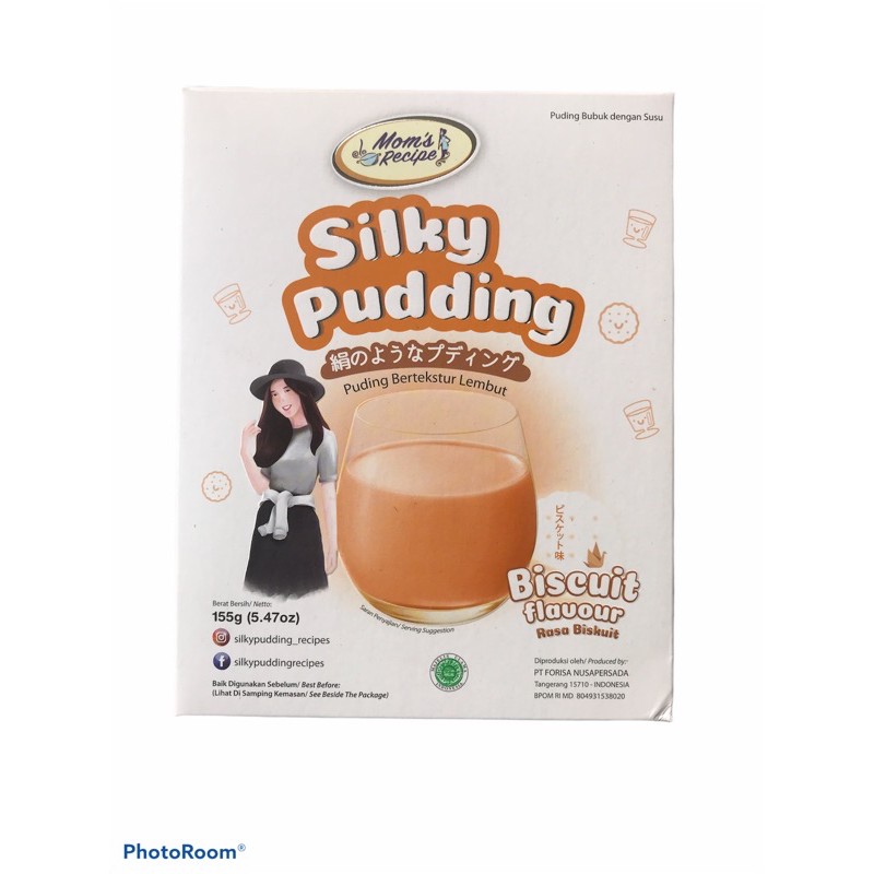 Silky Pudding Biscuit Falvour Rasa Biskuit 155g