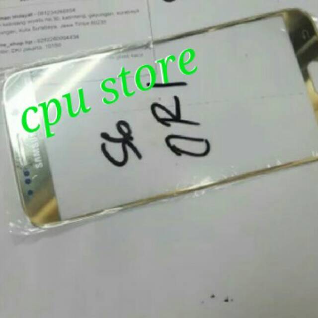 Kaca lcd Samsung S6 flat G920 original kaca depan digitizer gorila glass.