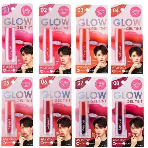 CATHY DOLL GLOW GEL TINT / LIPSTIK / LIP TINT / KOSMETIK BIBIR / KOSMETIK THAILAND