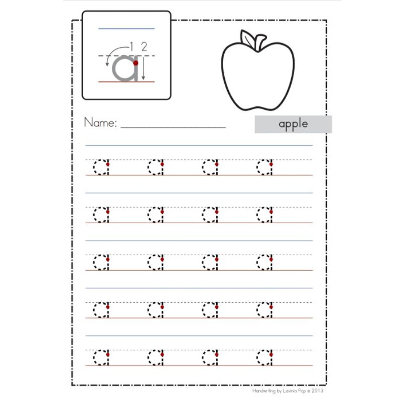 26 Halaman Menulis abc Huruf Kecil Besar | Worksheet abc lowercase uppercase writting | Calistung