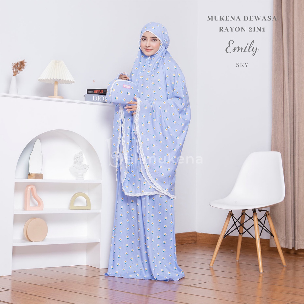 Mukena Dewasa Rayon 2in1 Emily