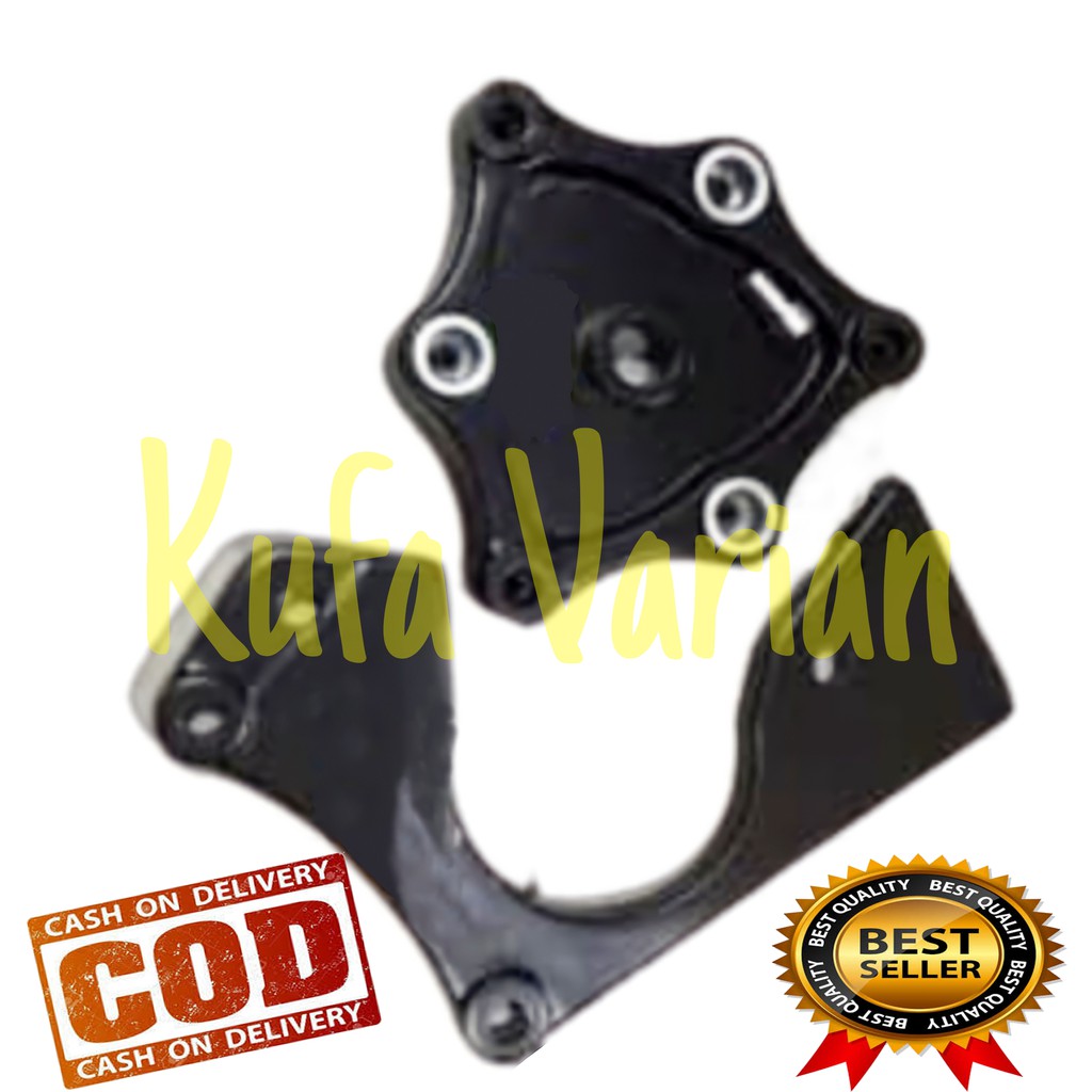 adaptor cakram belakang + braket kalifer Yamaha AEROX 155
