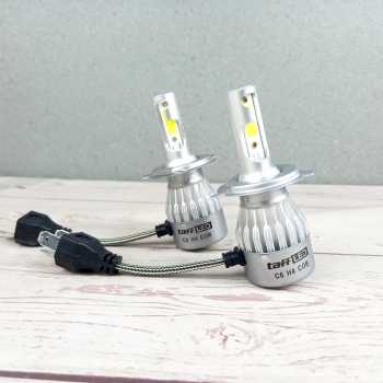 Lampu Depan Mobil Headlight LED H4 COB 2 PCS - C6