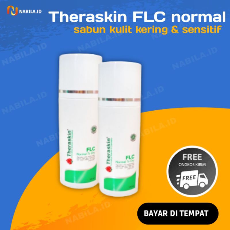 THERASKIN TERASKIN FACIAL WASH FLC NORMAL TO DRY SABUN KULIT KERING & SENSITIF