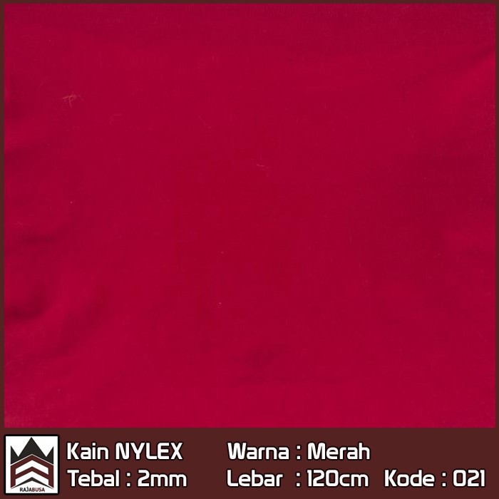 Kain Nylex Merah - Kain Bulu Pendek | Toko Kain Boneka Terlengkap