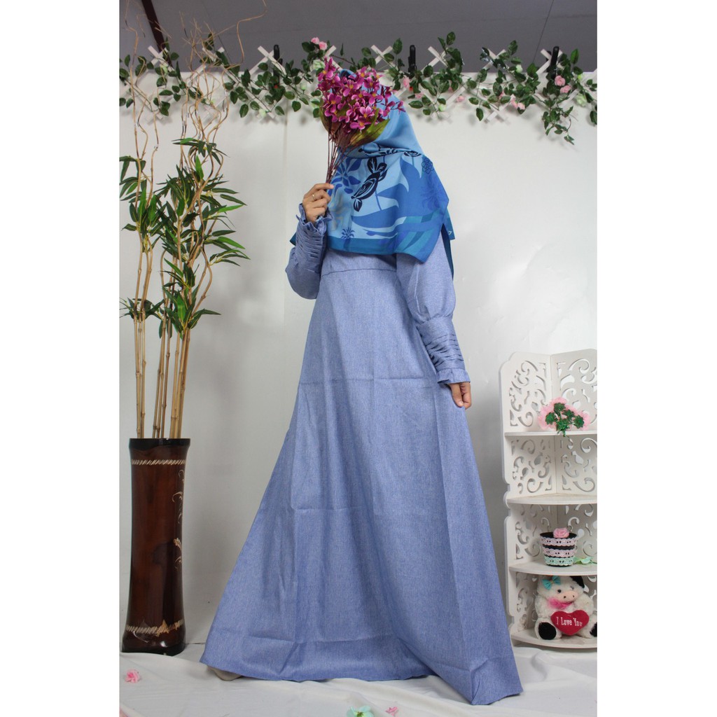 Gamis KATUN MADINA PREMIUM polos daily umbrella madinah adem wanita dress muslim kajian pengajian