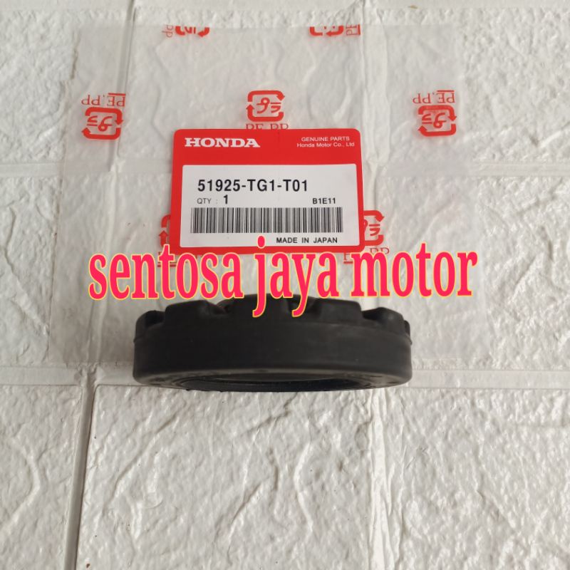 KARET SUPPORT/KARET DAMPER TATAKAN SUPPORT SHOCK BREAKER DEPAN ATAS HONDA JAZZ GD3 GE8 GK5 S RS BRIO MOBILIO NEW CITY GM2 BRV HRV FREED  ALL NEW CITY GM6 ORIGINAL