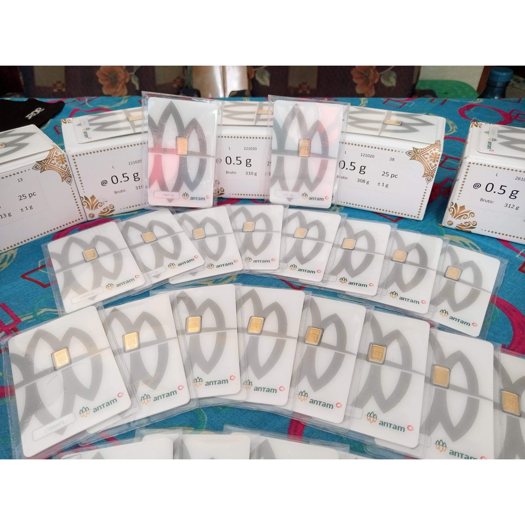 Logam Mulia Emas ANTAM 0,5 gram / 0.5 gram  - 1 gram 2020 RM