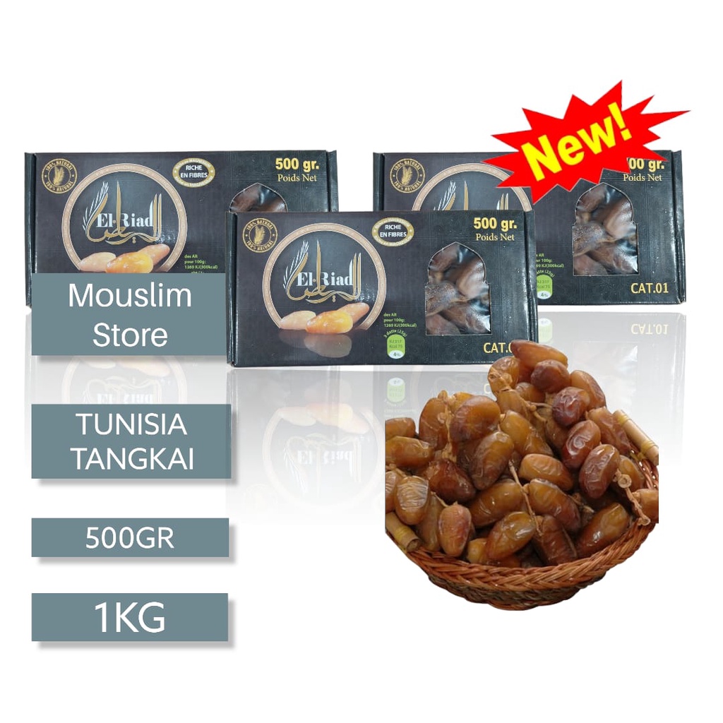 kurma tangkai palm/ palm tangkai 500GR ORIGINAL  [KEMASAN PLASTIK]