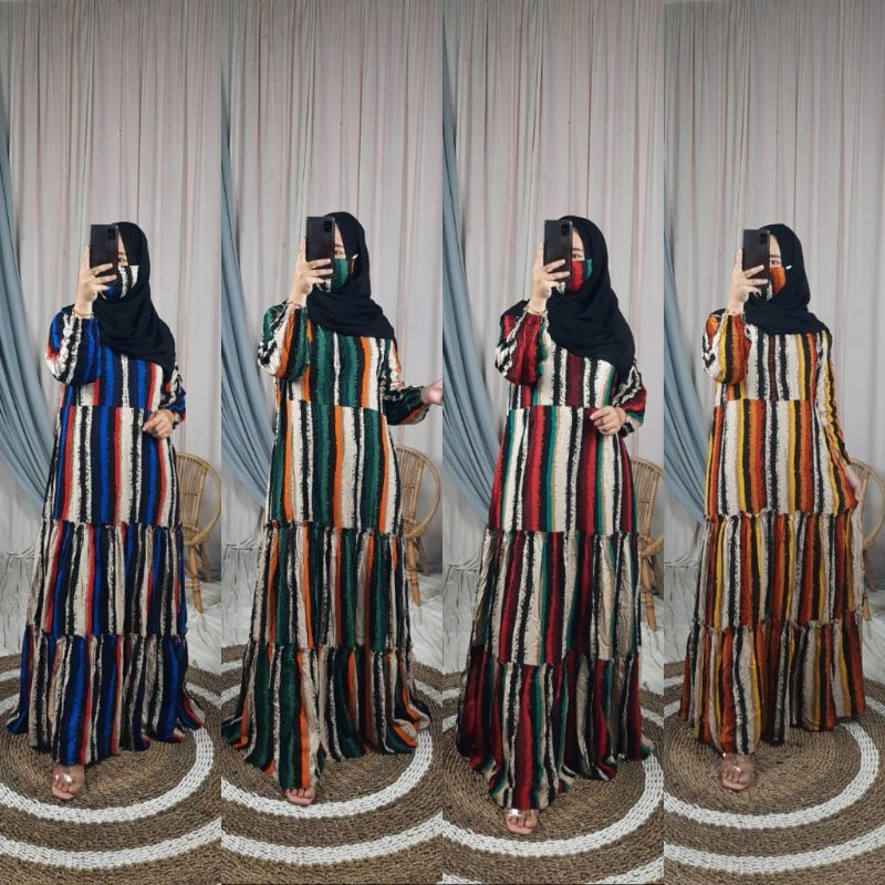 gamis homey dress bahan rayon viscose