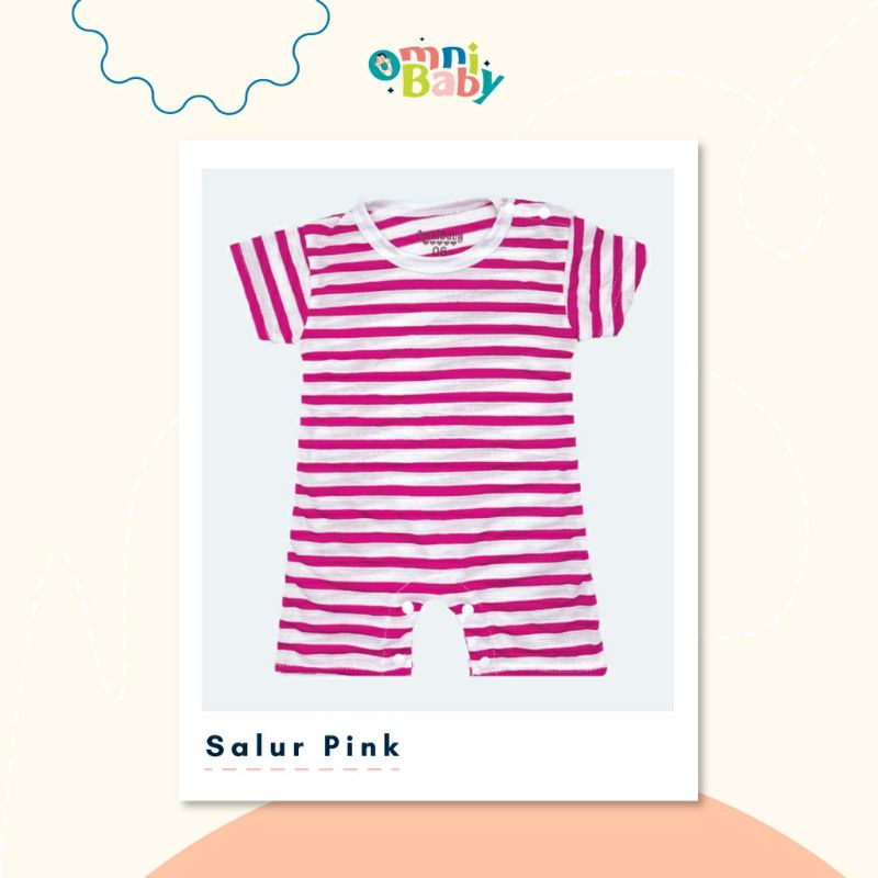 Romper Bayi - Motif Polos Soft Cotton SNI - OMNIBABY