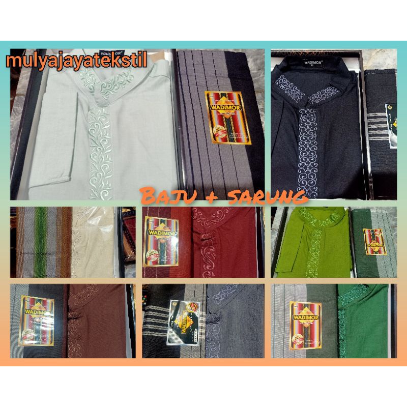 Baju koko wadimor VISCOSE dan sarung wadimor
