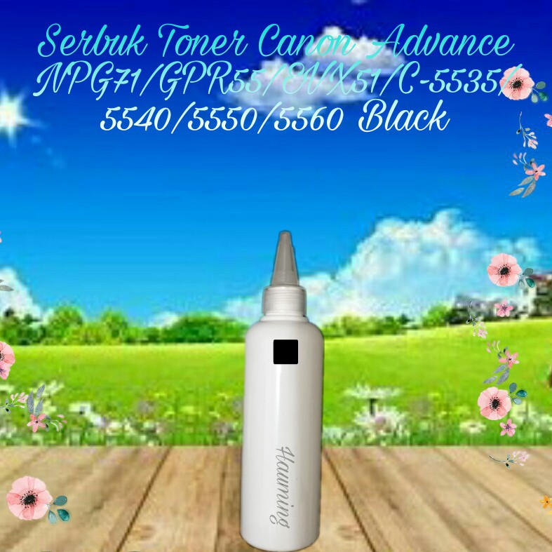 Serbuk Toner Canon Advance NPG71 NPG 71 C-EXV51 GPR55 IR ADV C5535 C5540 C5550 C5560 Black 1x Isi