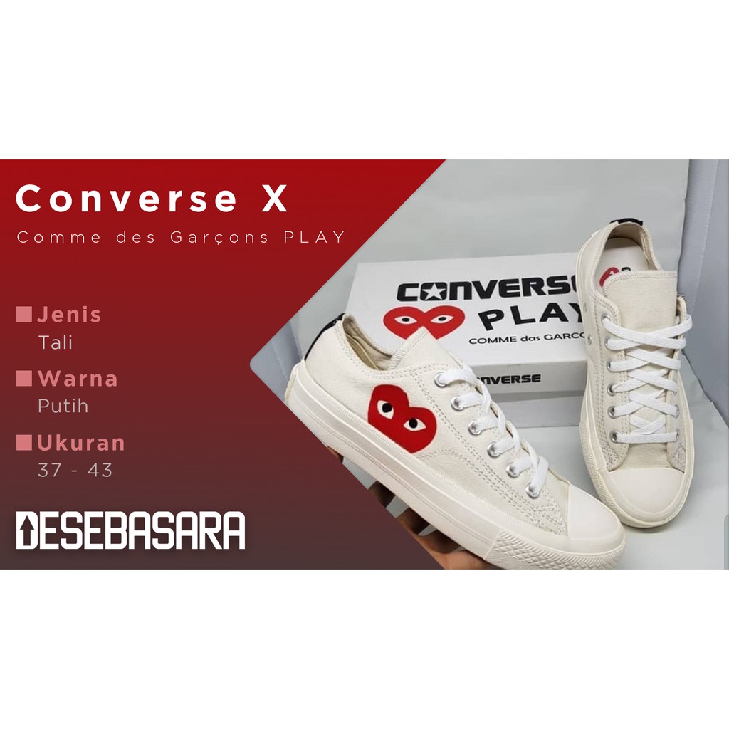 comme des garcons converse 37