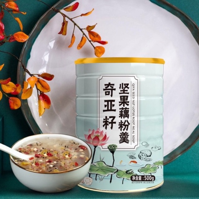 TERMURAH Harga Grosir - Qiya OUFEN lotus root powder brewed - Seed Nut Lotus Starch Bubuk Akar Terat