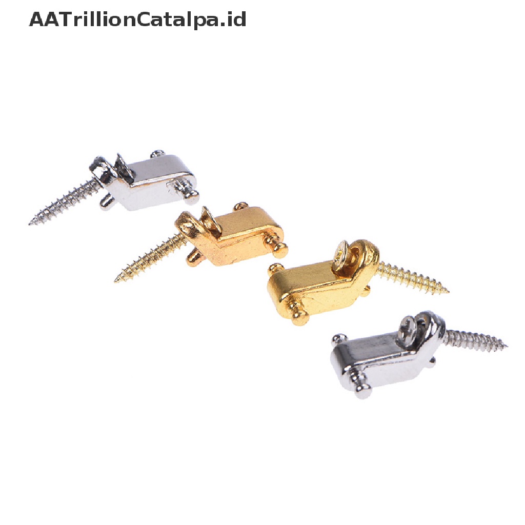 Aatrillioncatalpa 2pcs roller string tree retainer guide Untuk Gitar Elektrik