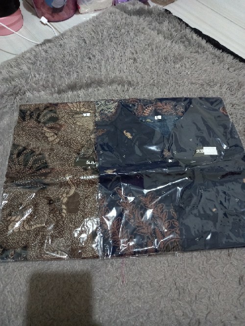 (bisa Cod) Hem Kemeja Batik Pria Slim Fit Modern Mewah Kualitas