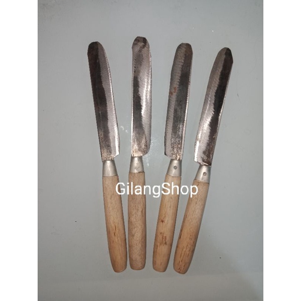 pisau gagang kayu pisau dapur tajam
