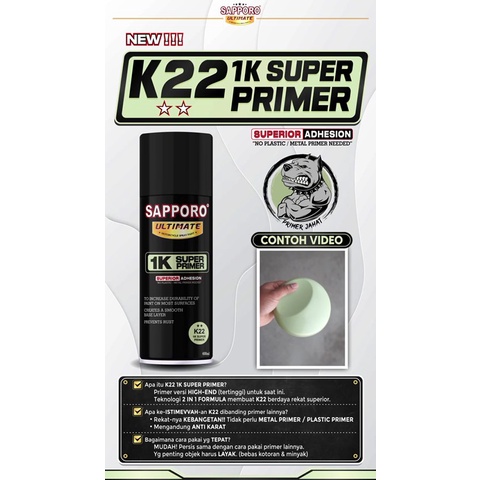 SAPPORO ULTIMATE 1K Super Primer K22 400 ml