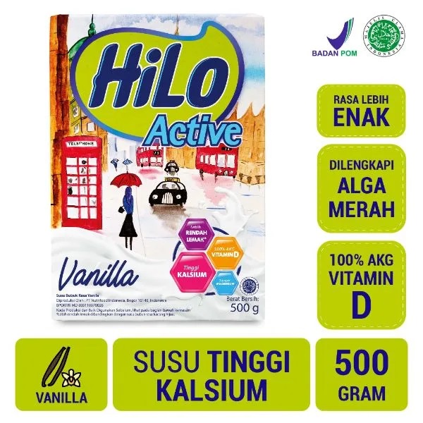 

HILO ACTIVE VANILLA 500 Gr