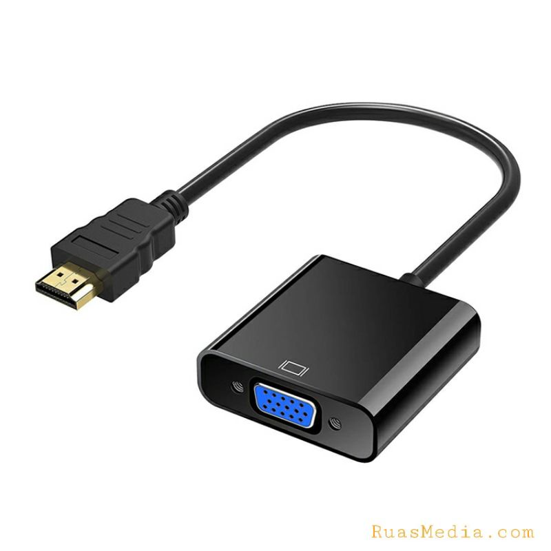 Jual KABEL HDMI TO VGA / CONVERTER HDMI TO VGA Indonesia|Shopee Indonesia