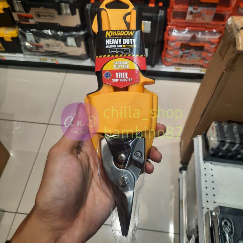 

Krisbow Gunting Potong Seng Straight Cutting