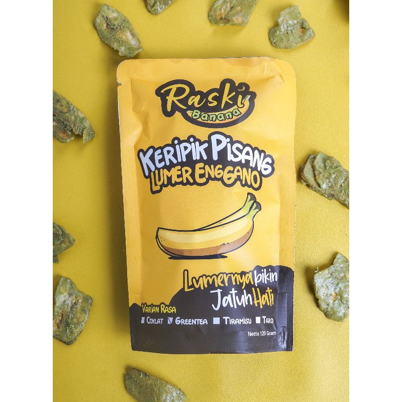 

RASKIBANANA (keripik pisang lumer enggano) greentea