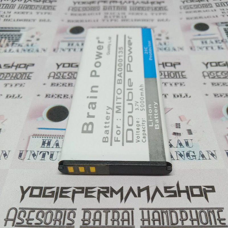 BATRE BATREI BATERAI BATTERY MITO A17 A 17 FANTASY X BA000135 BA 000135 BA-000135 BRAIN DOUBLE POWER