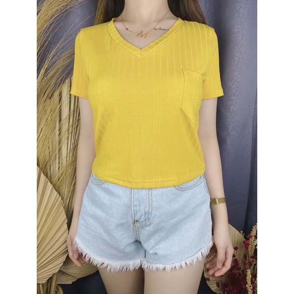 Croptop Knit Pocket / Croptop Pocket / Croptop Knit