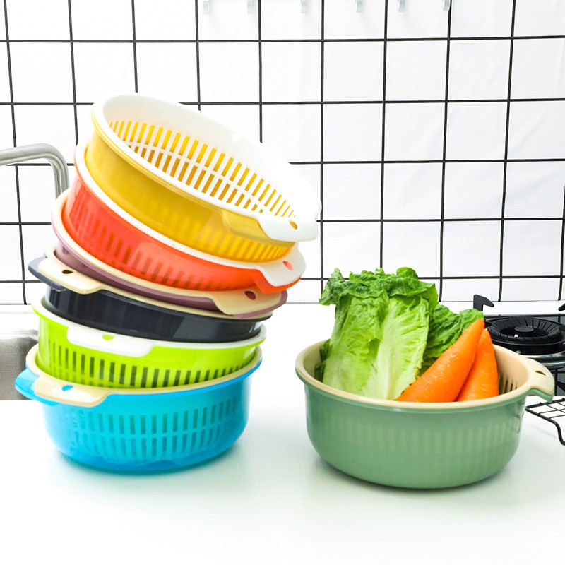 TG0926 SET KERANJANG CUCI BUAH ATAU SAYURAN