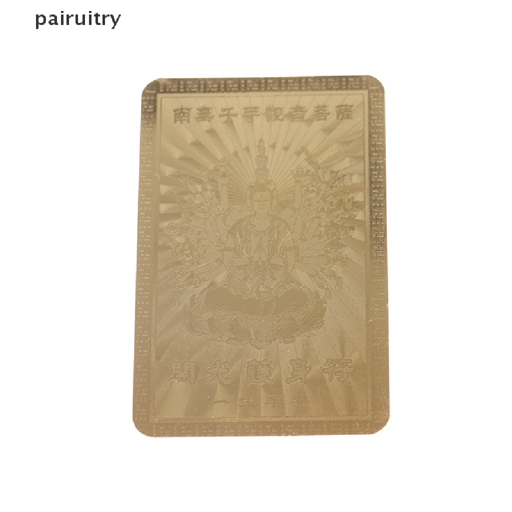 Prt Kartu Amulet Guanyin Feng Shui Untuk Dekorasi Rumah