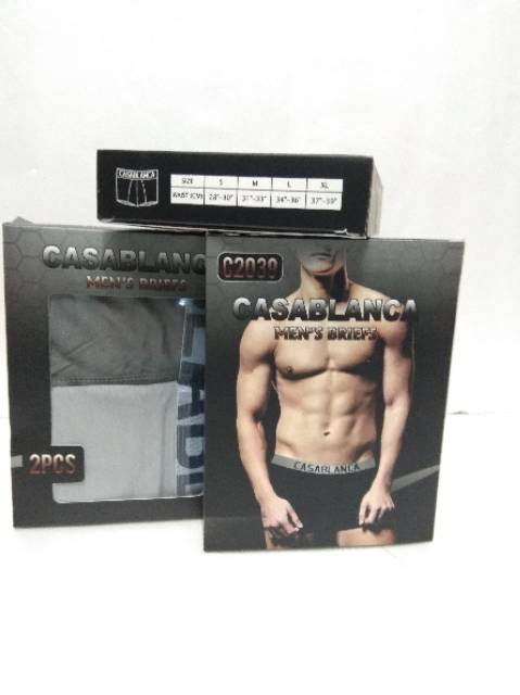 Celana Boxer Casablanca C 2039 ISI  2Pcs | Boxer Casablanca