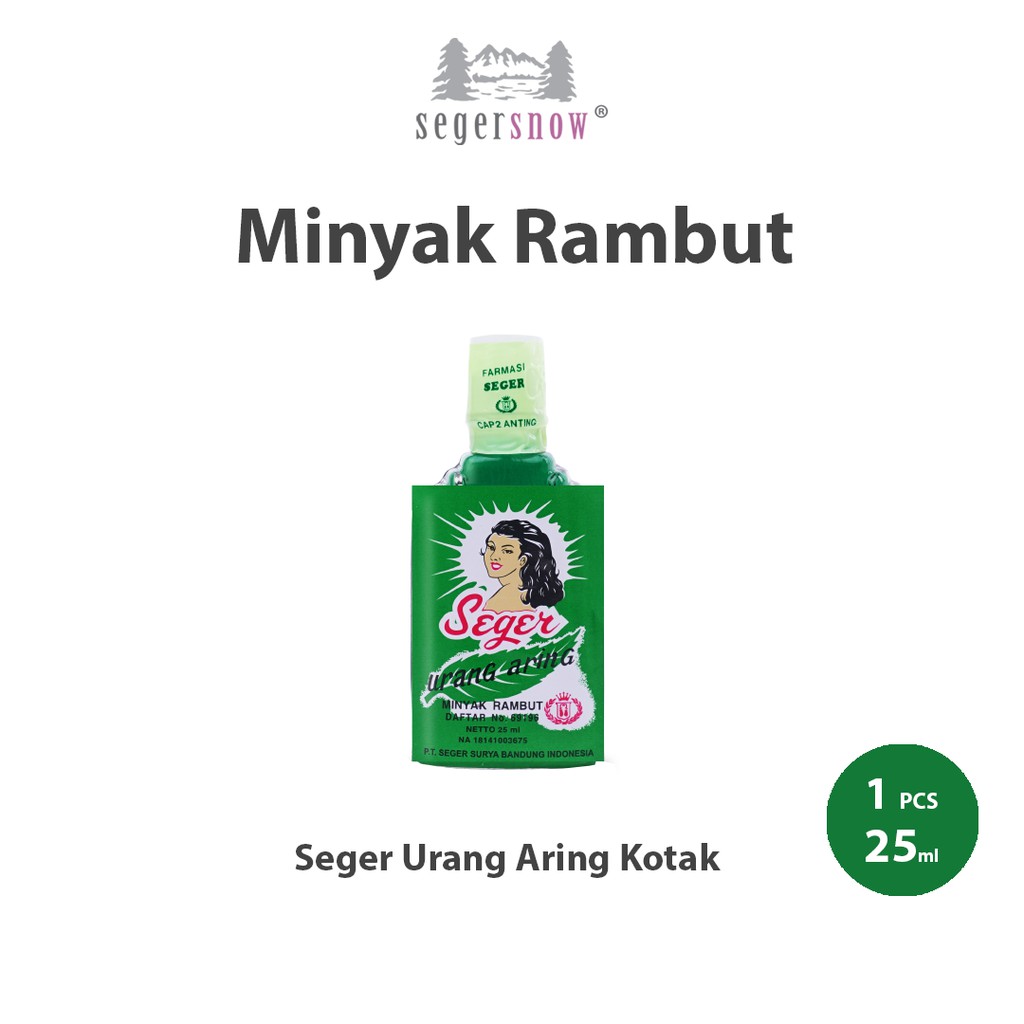 Seger Urang Aring V Minyak Rambut Subur Kemasan Botol Kotak 25ml Shopee Indonesia