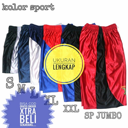 Celana Kolor Pria pendek sport olahraga bola basket futsal harian grosir PARAGON